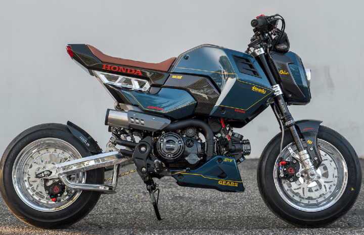 Steady Garage Transforms Honda Grom Into Sportbike Marvel