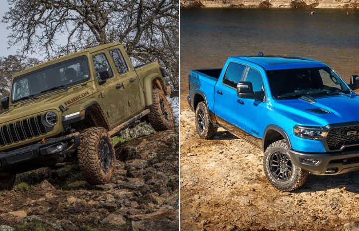 2025 Jeep Gladiator vs. 2025 Ram 1500: Off-Road Excellence vs. Family-Focused