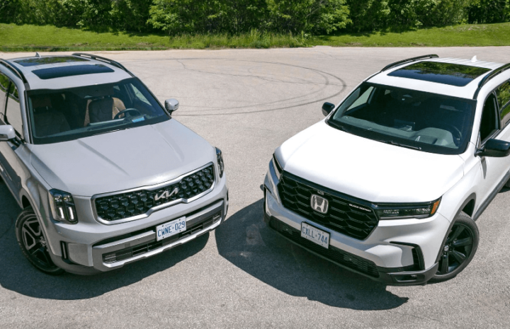 Family SUV Face-Off: 2025 Honda Pilot vs. Kia Telluride